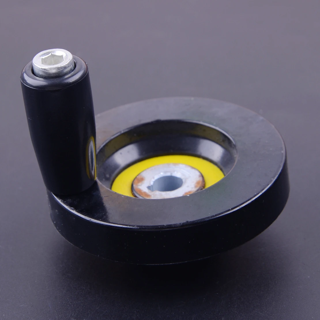 DSLE 63mm M6 Lead Screw Rod Hand Wheel with Revolving Handle Grip for Lathe CNC Cranking Milling Machine DSLE 63mm M6 Lead Screw Rod Hand Wheel with Revolving Handle Grip for Lathe CNC Cranking Milling Machine