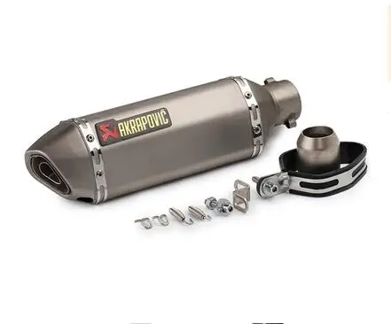 51 мм Универсальный Akrapovic мотоцикл выхлопной глушитель выхлопных газов для FZ1 R6 R15 R3 ZX6R ZX10 Z900 1000 CBR1000 GSXR1000 650 K7 K8 K11 600 - Цвет: G