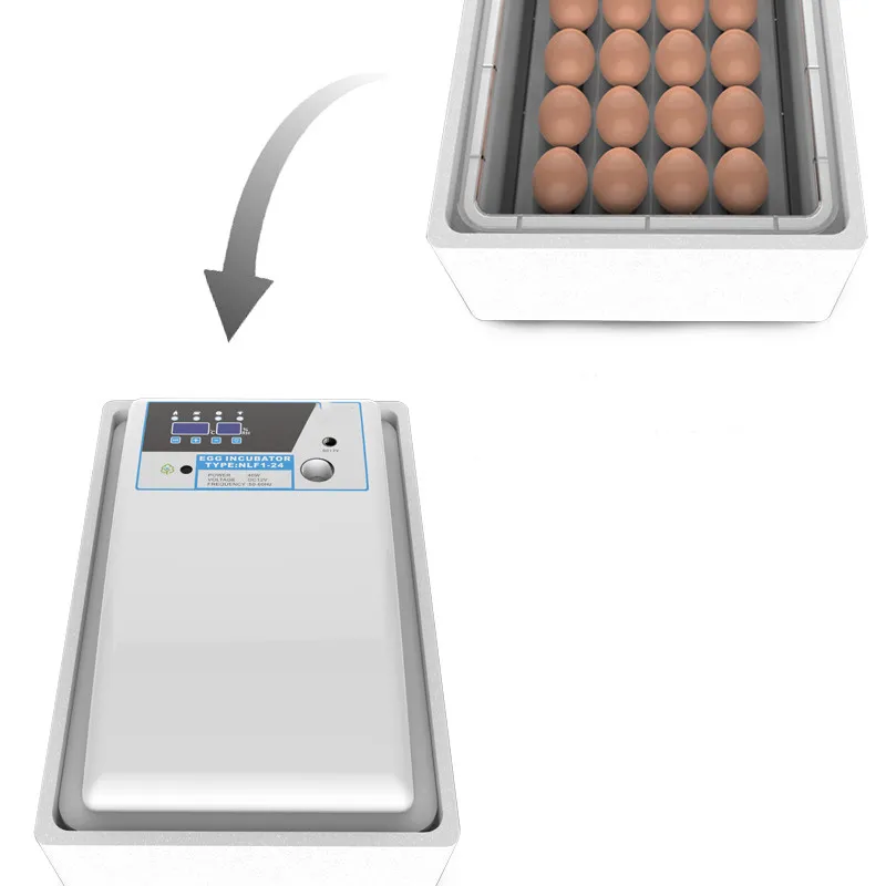 Цифровой инкубатор для яиц автоматический поворот яиц для кур птиц перепелиный Брудер инкубатор для яиц