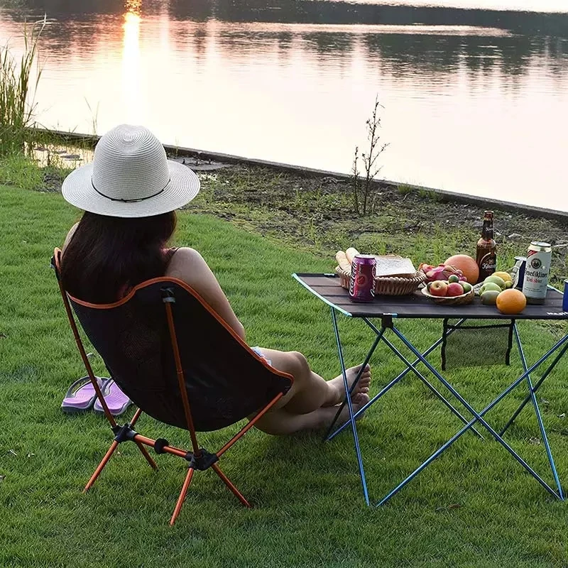 Ultralight Camping Chair, Portable Outdoor Folding Fishing Chairs Seat for Travel Camp Beach Fishing Foldable Stool Picnic Chair 6