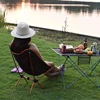 Ultralight Camping Chair, Portable Outdoor Folding Fishing Chairs Seat for Travel Camp Beach Fishing Foldable Stool Picnic Chair 6