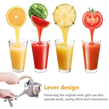 

Aluminum Alloy Manual Juicer Pomegranate Juice Squeezer Pressure Lemon Sugar Cane Juice Kitchen Fruit Tool