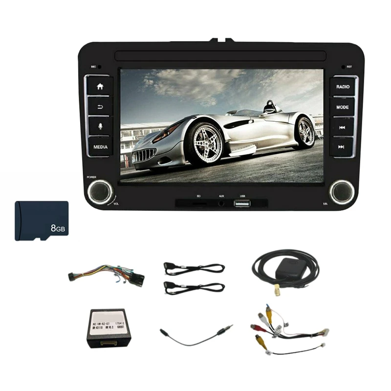 7 дюймов Автомобильный стерео радио Android 8,1 gps 2DIN Navi для VW GOLF 5V 6 Jetta PASSAT вариант PM