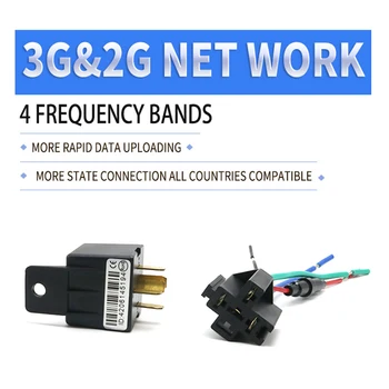

CJ720 Anti-Theft Monitoring System Cut Off Oil Relay GPS Locator Tracker for Car Motorcycle Anti-Theft Real-Time Monitor