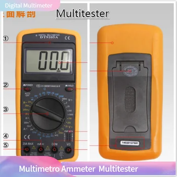

AC/DC LCD Display Professional Electric Handheld Tester Meter Digital Multimetro Ammeter Multitester