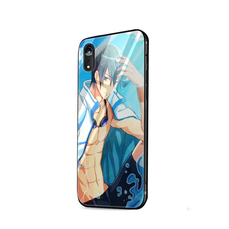G7 Чехол для мобильного телефона стекло для iPhone XR X XS Max для iPhone 7 8 6 6s Plus 5 5S SE чехол nanase haruka бесплатно - Цвет: G7