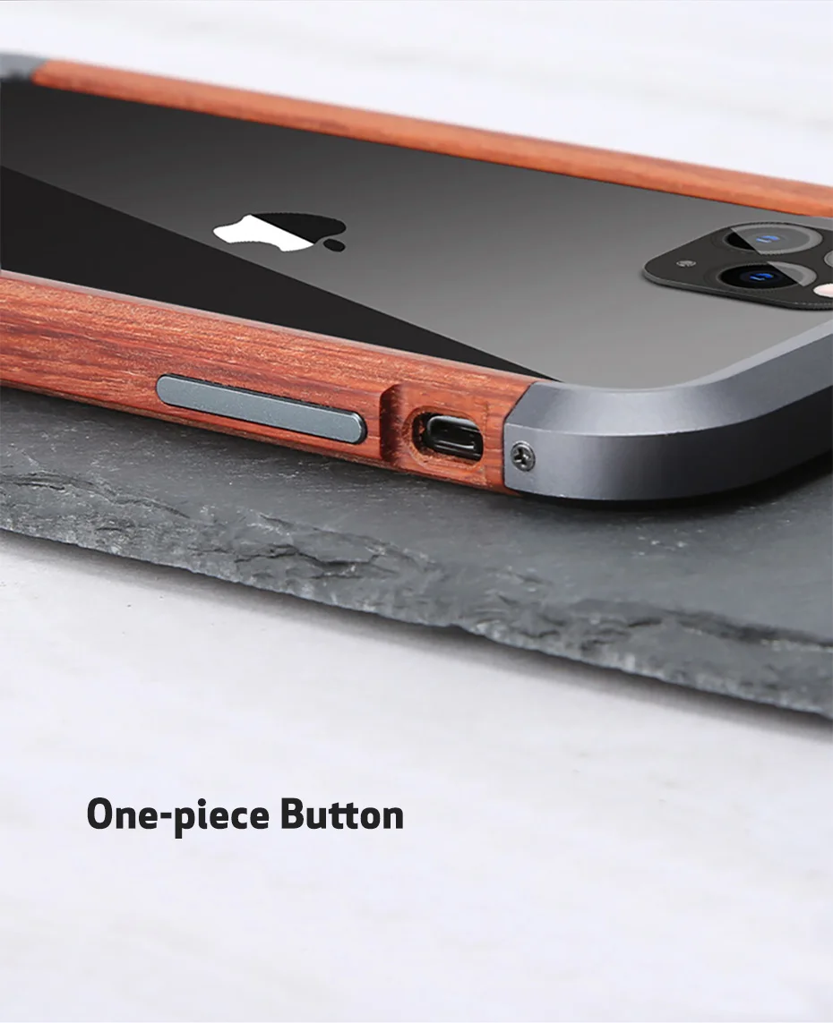 OATSBASF для iPhone 11 XR 11pro Железный деревянный каркас металлический защитный чехол для iPhone 11 pro max чехол простой индивидуальный металлический бампер