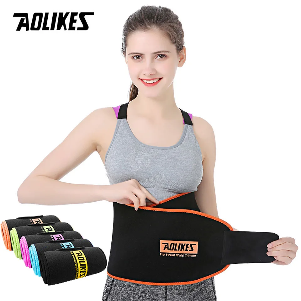 AOLIKES SUPPORT Neoprene sport Waist belt Support Body Shaper Waist