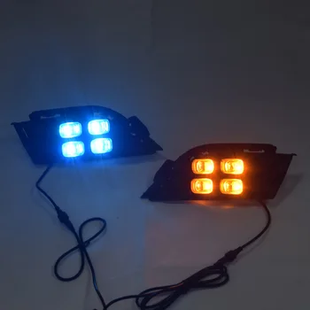 

Daytime Running Lamp LED Daytime Running Light Belt Steering Night Riding Ice Blue Modifie Suitable for 17 18 Modern Name Figure