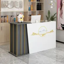 Comptoir de réception pour Salon de beauté, bureau de barbier, Table de Bar, caisse de luxe, pour Salon de beauté