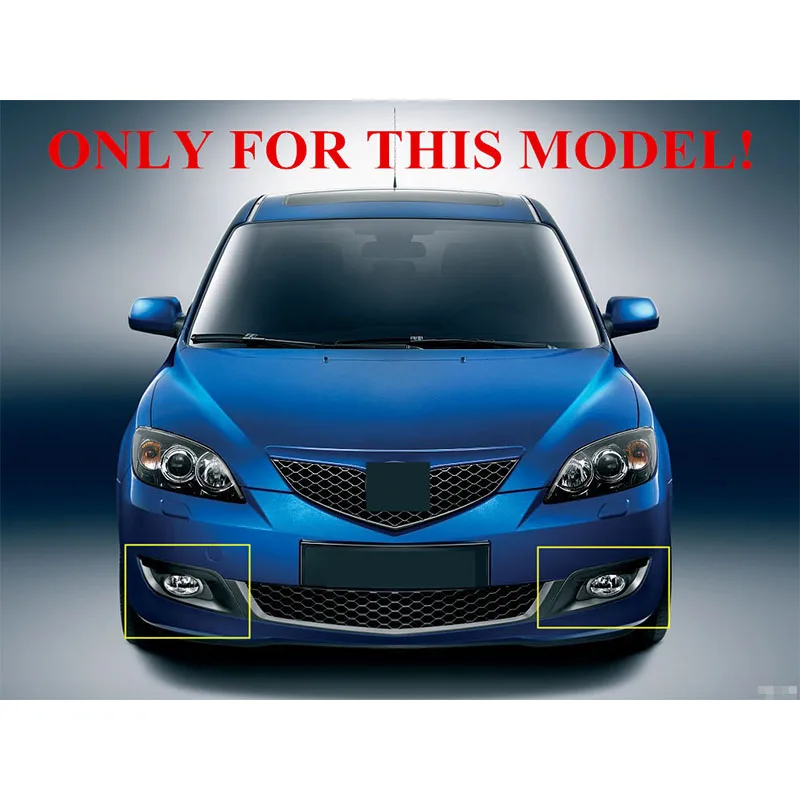 Надежная Авто ПТФ в передний бампер крышка для MAZDA 3 хэтчбек 2007 2008 2009 1.6L сменная противотуманная фара крышка