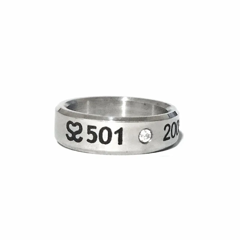 1 шт Kpop SS501 NUEST UKISS FTISLAND кольцо для женщин с цепочкой свободный размер 7#19419