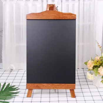 

Vintage Desktop Memo Message Blackboard Easel Chalkboard Kids Writing Board Sign H4GA