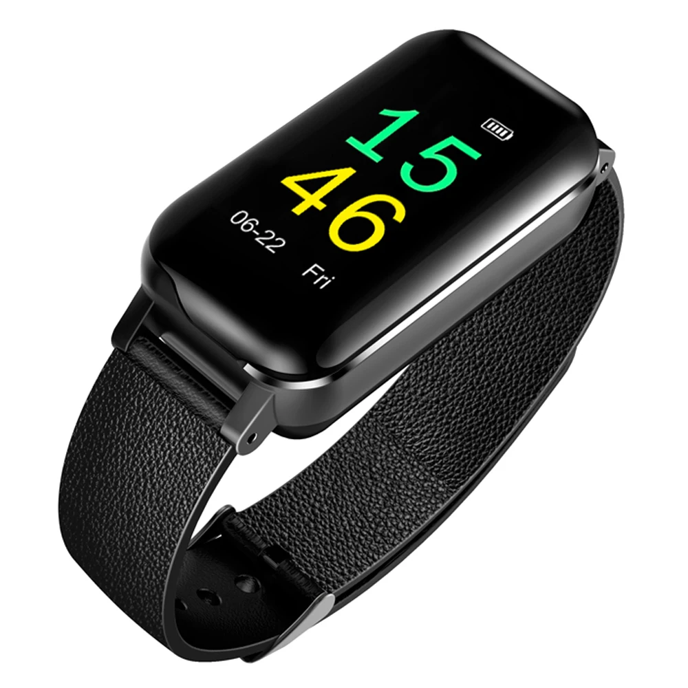 

New Smart Watch Fitness Tracker IP67 Smart Bracelet Ergonomic Earphones Women Men Rate Monitor Blood Pressure for Ios Android