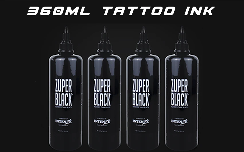 Intenze Zuper Black Tattoo Ink Review 