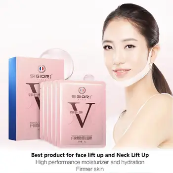 

1 Pc Lifting Facial Mask V Shape Face Slimming Masks V Shaper Chin Cheek Neck Lift Peel-off Mask Skin Care Dropshipping TSLM1