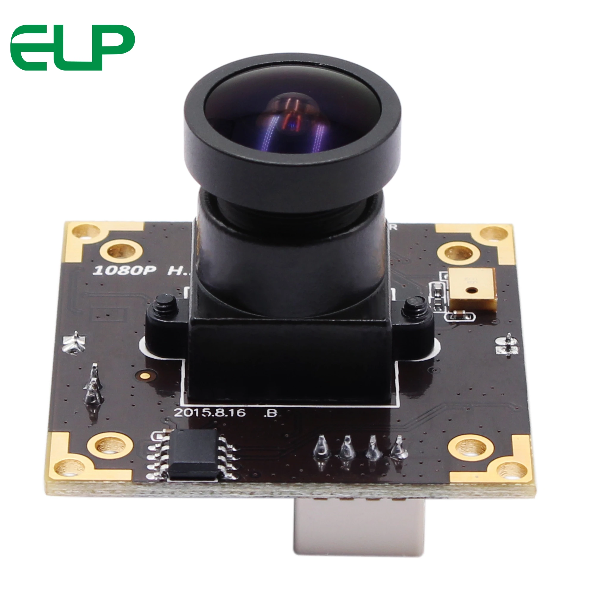 ELP wide daynamic мини-камера cmos модуль широкоугольный объектив рыбий глаз USB веб-камера с аудио