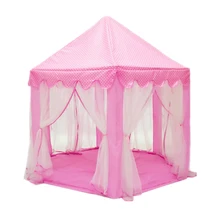 Платье принцессы для девочек палатки в форме замка для детей складной игровой домик детский бассейн с шарами