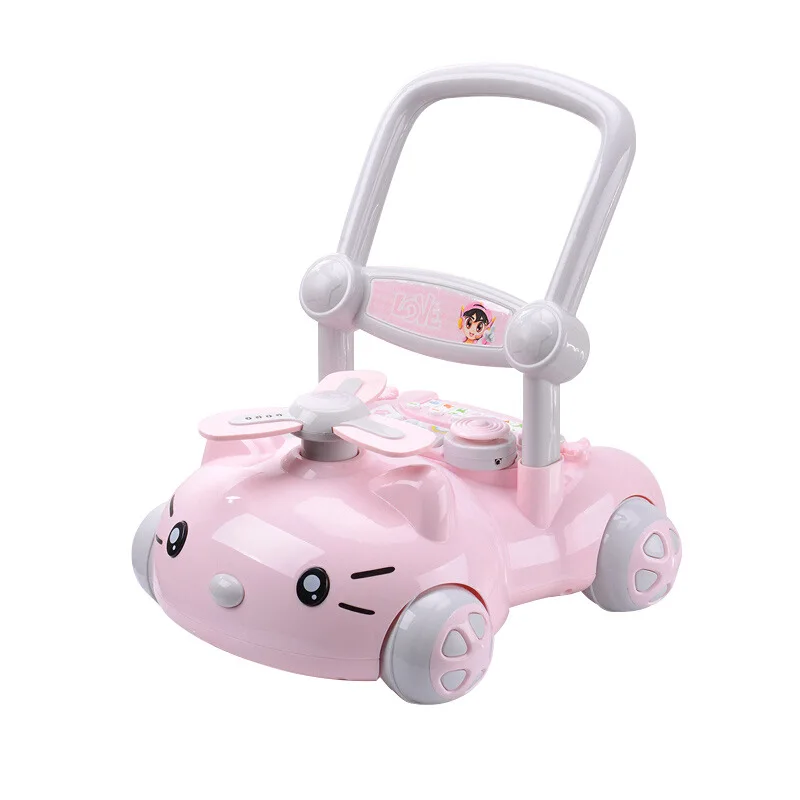 

Wisdom Star Baby Infant 1-3 Years Old Music Hand Push Baby Walker Anti-Falling Speed Governing Multi-functional Baby Walker Toy
