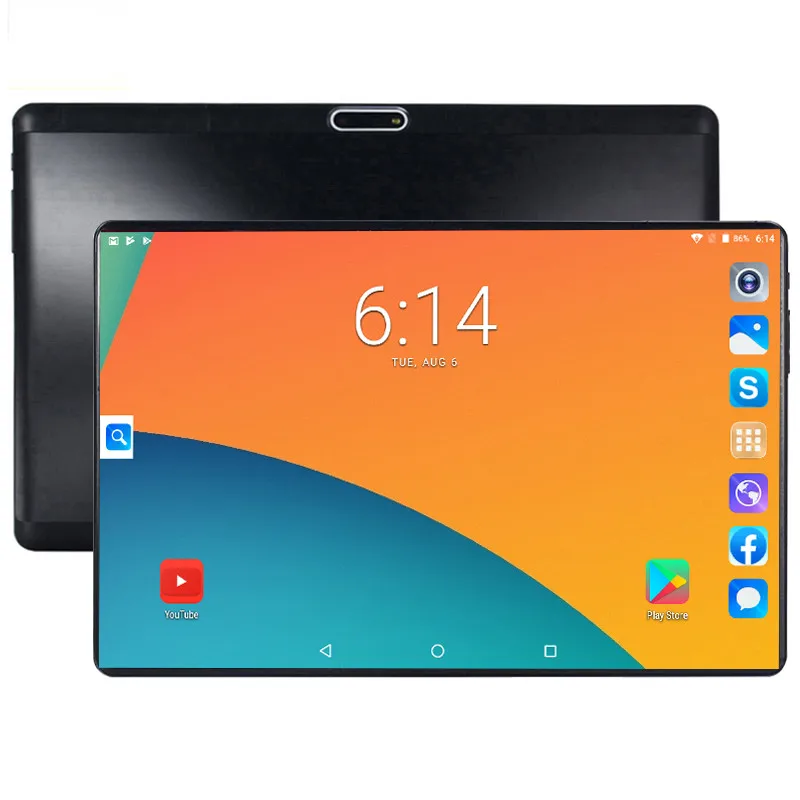 6 + 128 ГБ 10 дюймовый планшет компьютер 3g Android 9 0 Octa Core супер планшетов с оперативной