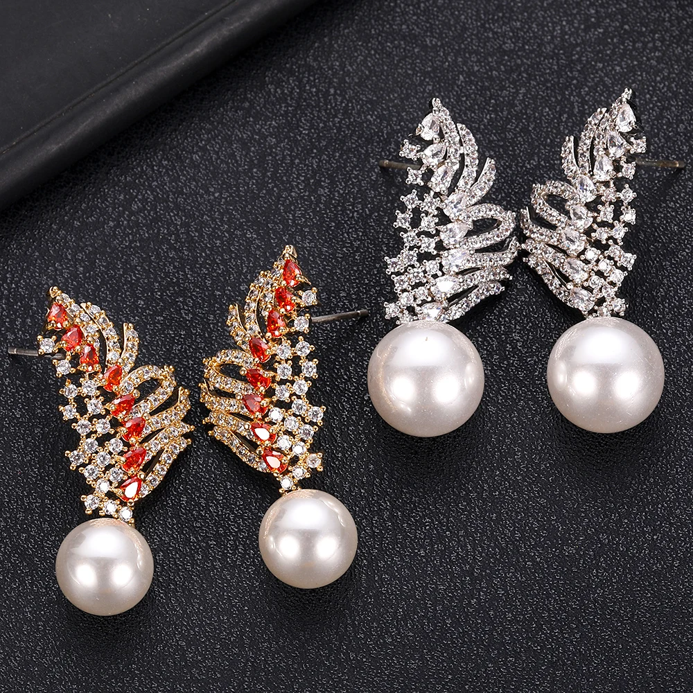 Janekelly элегантный и очаровательный круглый Форма Серьги гвоздики для женщин Цирконий высокого качества хрустальный пирсинг серьги ювелирные изделия