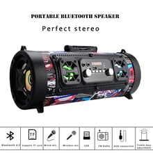 Hifi портативный Bluetooth динамик fm-радио движение K tv 3D звуковой блок беспроводной объемный ТВ звуковая панель сабвуфер 15 Вт наружный динамик+ микрофон