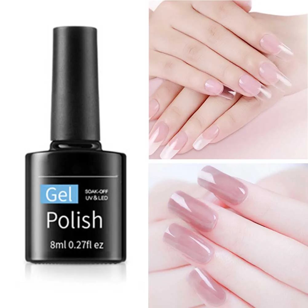DIY Nail Extension Set Home Gel Polish Fiberglass Smooth Fast Manicure Tweezer Professional UV Lamp Brush Salon Tool