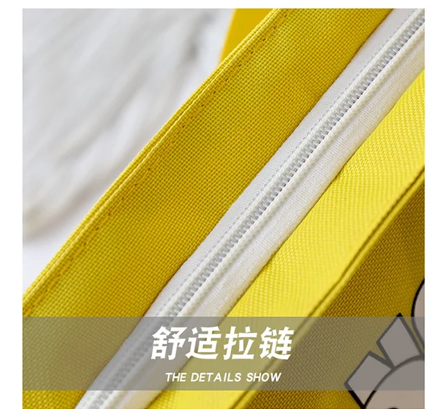 

2019 New Style Canvas Bag Sesame Street Bag Korean-style University Style Students Canvas Bag Shoulder Bag/ Hand Bag Cloth Bag
