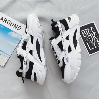 

Hemmyi Couple Shoes Mens Shoes Casual Comfortable Breathable Mesh Outdoor Sneakers Male Footwear Support Dropshipping Size 36-46