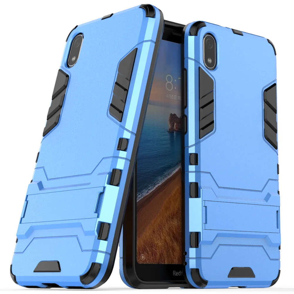Для Xiaomi Redmi 7A 7 задняя крышка Подставка бронированный противоударный чехол для note7