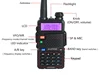 Baofeng – walkie-talkie Uv-5r, station de Radio CB 8W longue portée 10km taki Vhf Uhf ht, équipement de radio mobile HF, piste de remorquage, 2 pièces ► Photo 3/6