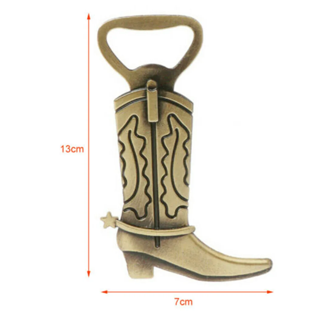 bar accessories Creative Retro Cowboy Boot Bottle Opener Metal Opener Birthday Wedding bartender cocktail dispensador de cerveza