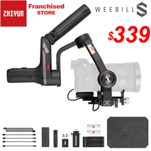 Zhiyun weebill s portátil 3-axis handheld cardan estabilizador oled display para canon eos r a7iii a7m3 z6 z7 s2 câmeras sem espelho