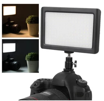 

160LED Photography Light Mini Studio Video LED Light Panel Lamp with Brightness Adjustment for Canon DSLR Camera DV Camcorder
