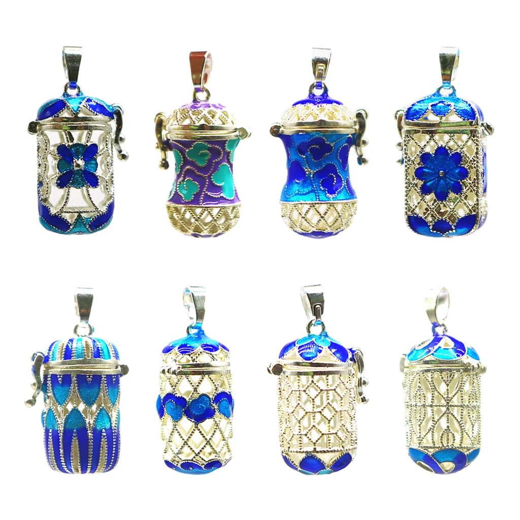 Эфирное масло диффузор медальон Кулон Мини шкатулка Pefume бутылка для