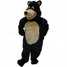 Костюм талисмана черного медведя, костюмы для косплея, вечерние костюмы для игр, одежда для рекламы, карнавал, Хэллоуин, Пасхальный фестиваль, для взрослых