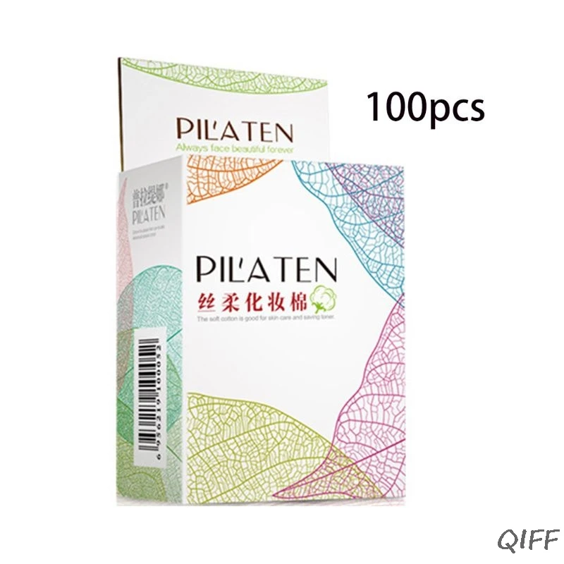 

100 Pcs/box Facial Makeup Cotton Pads Remover Face Cleansing Cosmetics Wash Puff Cleaning Health Skin Care Pad