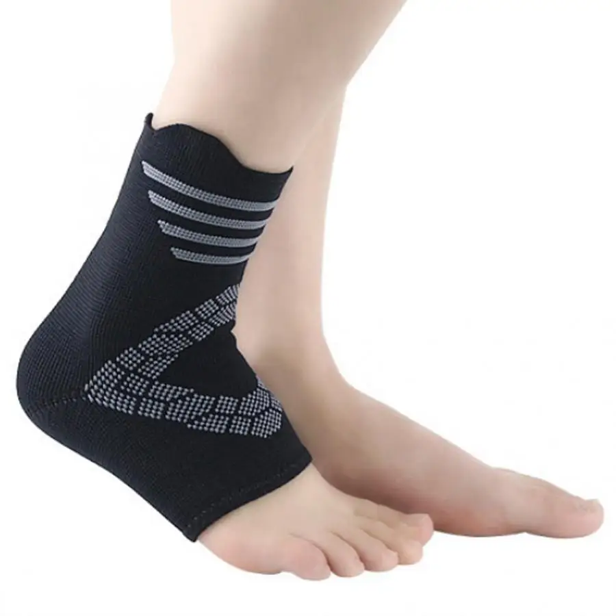 Поддержка спины унисекс поддержка лодыжки стабилизатор Sprain восстановление пятки лодыжки суставы защитное Фиксирующее приспособление(серая полоса) облегчение боли