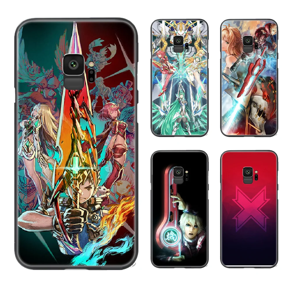 Xenoblade хроники 2 чехол для телефона Samsung Galaxy A10 A20 A30 E A40 A50 A51 A70 A71 J 5 6 7 8 S черный prime