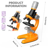 Zoom Children Microscope Biology Lab LED 1200x School 4