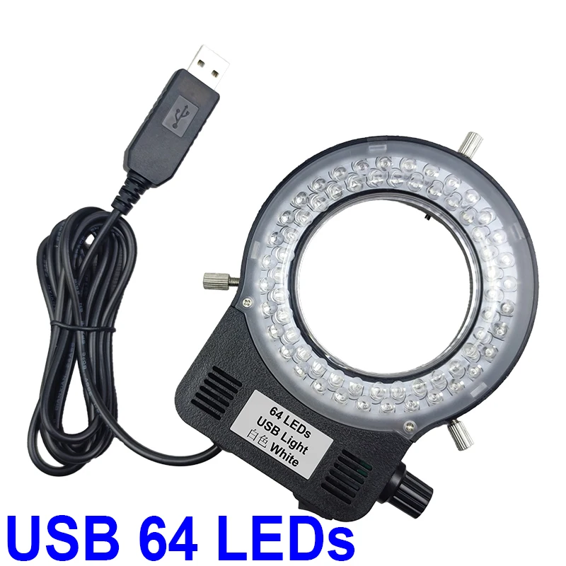 USB 144 RGB LED Ring Light Adjustable Illuminator Lamp Industry Monocular Trinocular Stereo Video Microscope Lens Camera,digital microscope,optical instruments,handheld microscope,microscope light,mini microscope,pocket microscope,microscope eyepiece