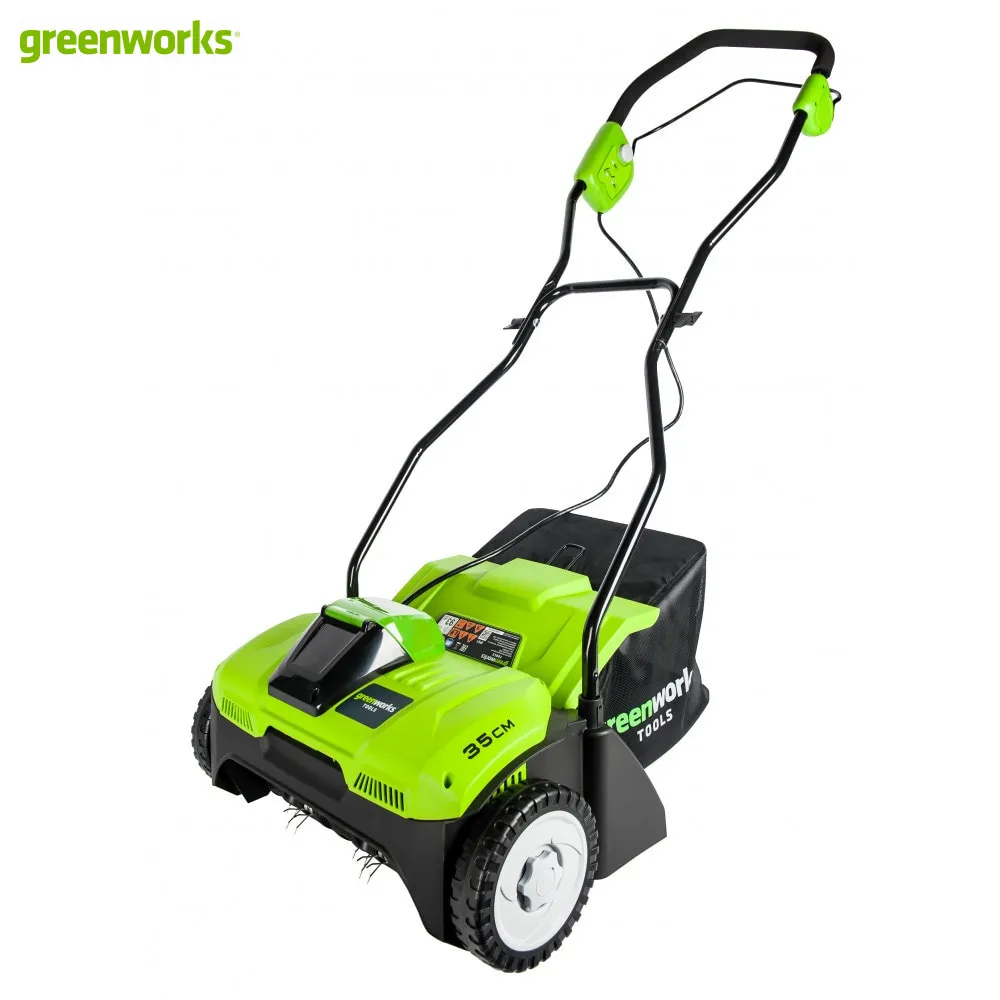 Manual Aerators Greenworks 2504807 G40DT30 Garden Hand Tools Battery aerator afbeelding