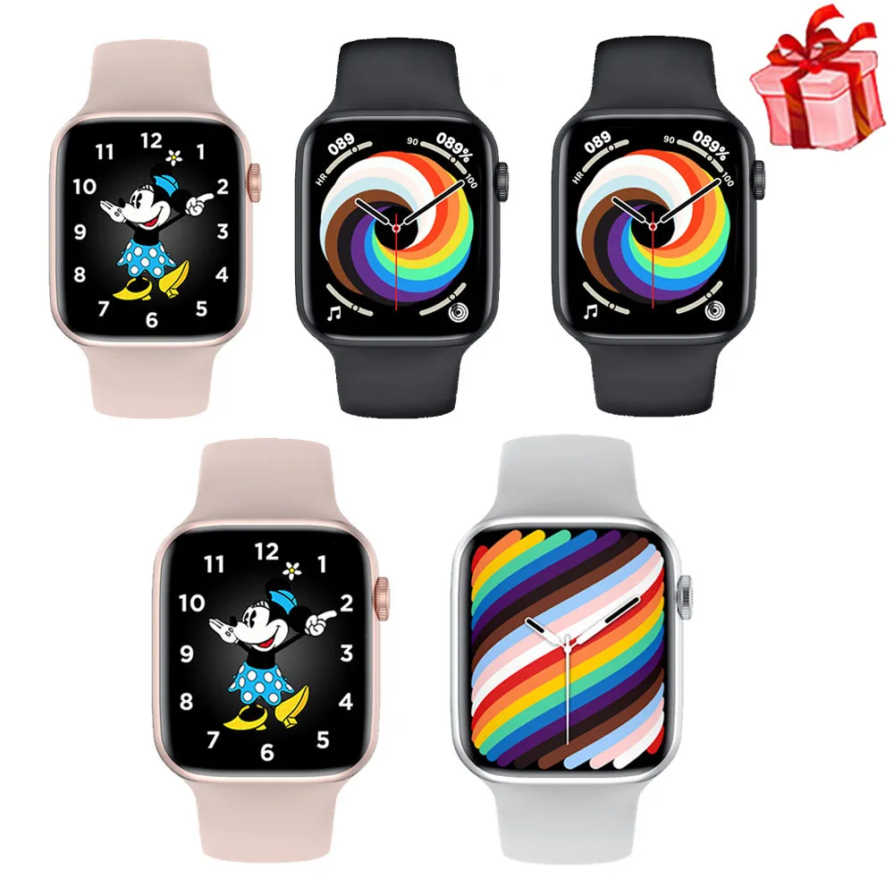2021 IWO 13 PRO Watch 7 T500 Smart Watch Series 7 DIY Dials Heart Rate BT Call Men Women Sport Smart Watch PK X8MAX HW22 W46 W37 