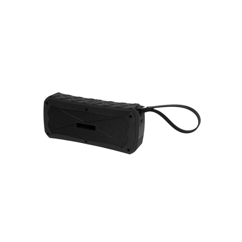 Black 10 Вт тяжелый бас водонепроницаемый открытый Bluetooth динамик 4500 мАч Внешний аккумулятор портативный 3D стерео беспроводной для верховой езды спорт динамик TF микрофон - Цвет: Black