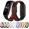 Silicone Strap for Xiaomi Mi Band 3 4 5 Two-color Strap Porous Anti-sweat Sport Breathable Strap Buckle Replacement Wrist Straps ► Photo 1/6