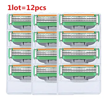 

12pcs/pack Men's Safety Razor Blades Face care Shaving blades Manual shaving Cassette for gillettee mache 3