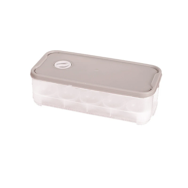 10 сеточная коробка для яиц, органайзер, кухонная коробка, коробка для хранения холодильника, контейнер в холодильник, коробка для хранения, домашний органайзер, инструмент - Цвет: Khaki