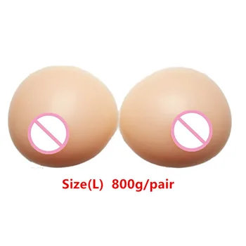 

Self-adhesive Artificial Boobs 800g/pair Silicone Breast Forms Fake Tits Enhancer Silicone Drag Queen Shemale Boobs C Cup