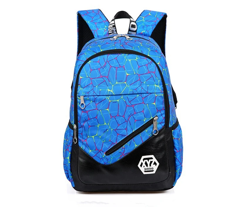 Quality Nylon School Bags Fashion Camouflage Kids Backpack For Teenagers Girls Boys Schoolbag Three-piece Travel Laptop Backpack