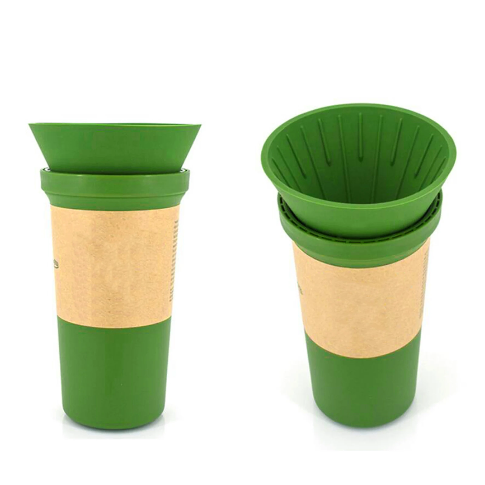 Foldable Pour Over Cone Dripper Reusable Coffee Filter Cup Holder Silicone Portable Filter Makers Travel Cone Camp Drip